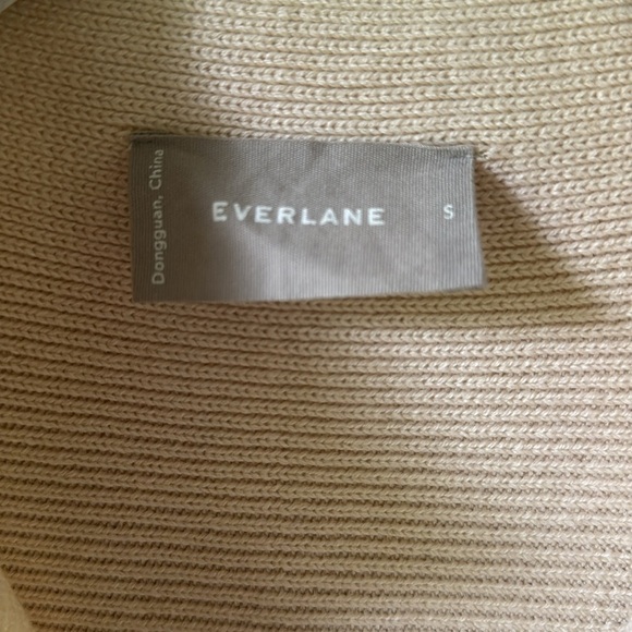 Everlane Cream Cotton Wool Sweater Size S - Picture 6 of 9